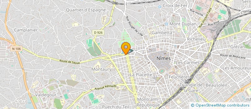 localisation de l'entreprise CB CONCEPTION  NIMES