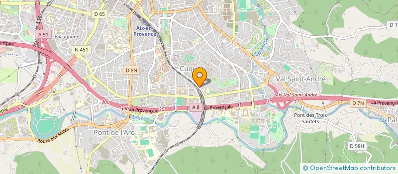 localisation de l'entreprise CB CONSEIL ET EXPERTISE à AIX-EN-PROVENCE