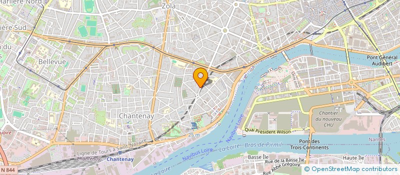 localisation de l'entreprise CB CONSEILS à NANTES