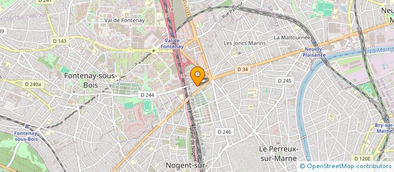 localisation de l'entreprise CB CONSEILS  LE PERREUX-SUR-MARNE