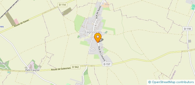 localisation de l'entreprise CB CONSTRUCTION  CAGNONCLES