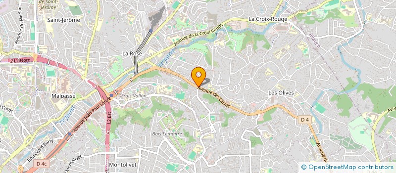 localisation de l'entreprise CB CONSTRUCTIONS à MARSEILLE