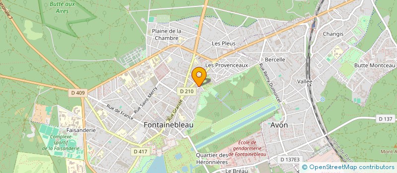 localisation de l'entreprise CB CONSULT à FONTAINEBLEAU