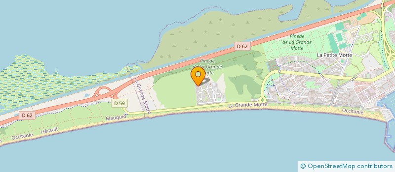 localisation de l'entreprise CB CONSULT  LA GRANDE-MOTTE
