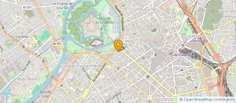 localisation de l'entreprise CB CONSULT à LILLE