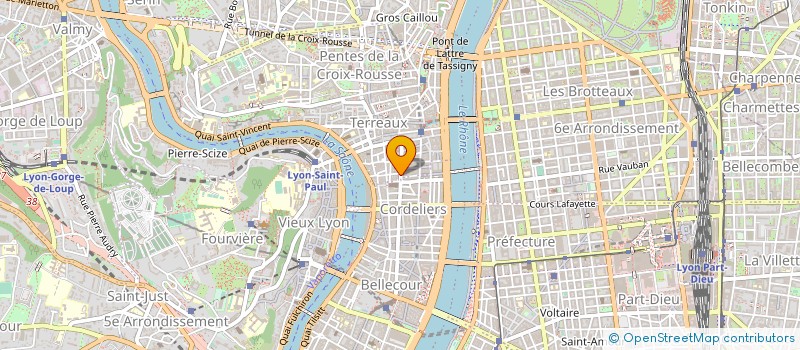 localisation de l'entreprise CB CONSULTING à LYON 1ER