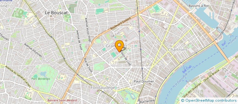 localisation de l'entreprise CB CONSULTING à BORDEAUX