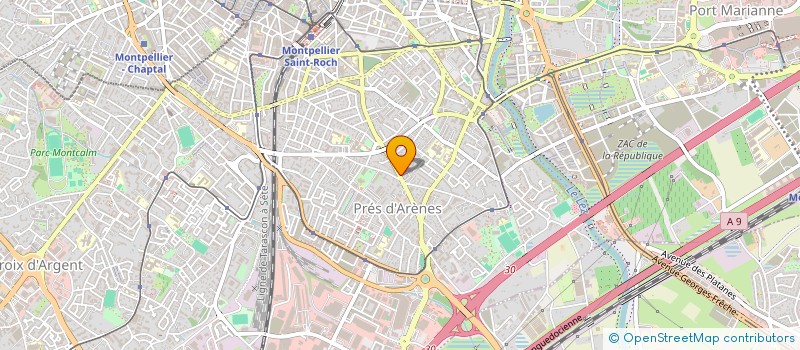 localisation de l'entreprise CB CONSULTING à MONTPELLIER