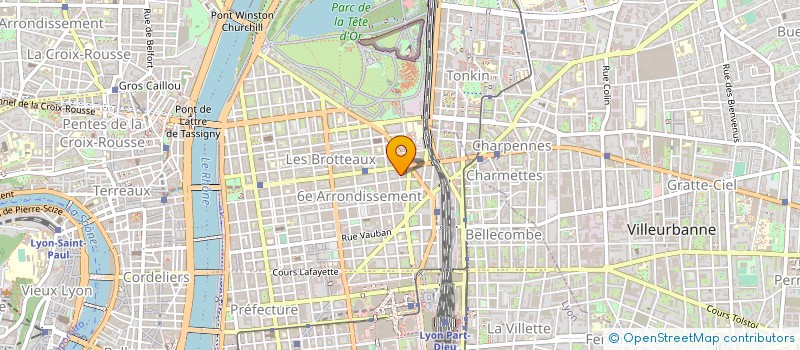 localisation de l'entreprise CB CONSULTING IMMOBILIER à LYON