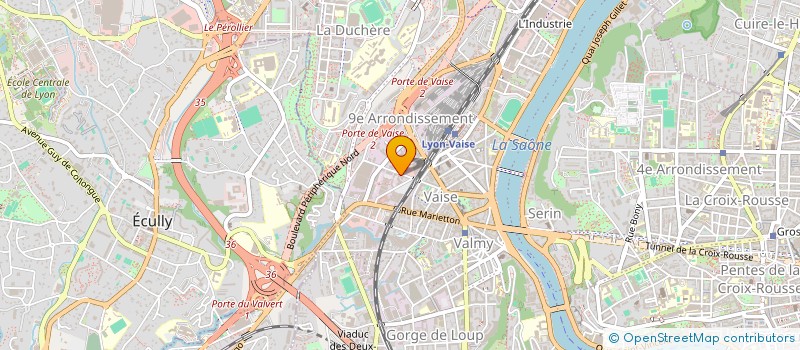 localisation de l'entreprise CB CORPORATE à LYON