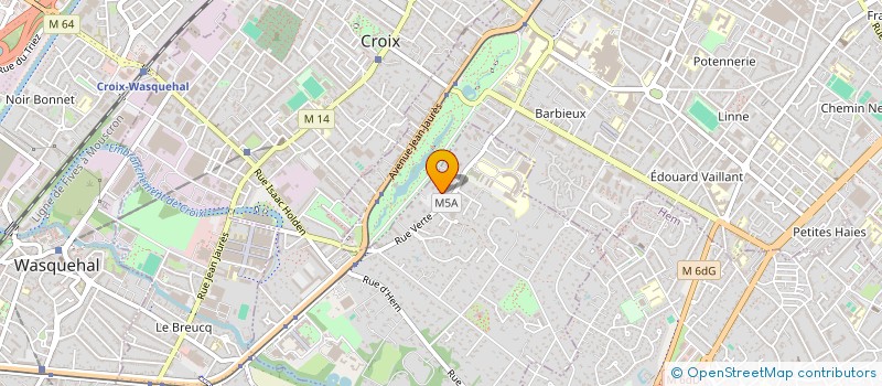 localisation de l'entreprise CB DE GAULLE à CROIX
