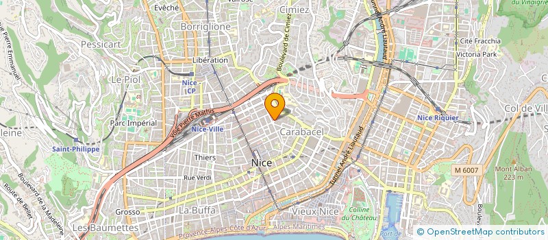 localisation de l'entreprise CB DEVELOPMENTS  NICE