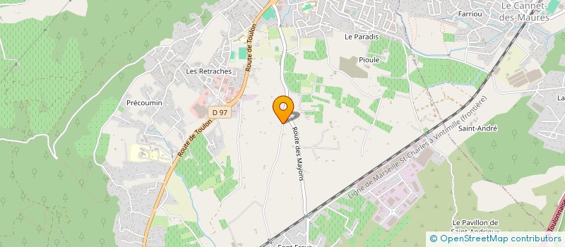 localisation de l'entreprise CB DEVELOPPEMENT à LE LUC