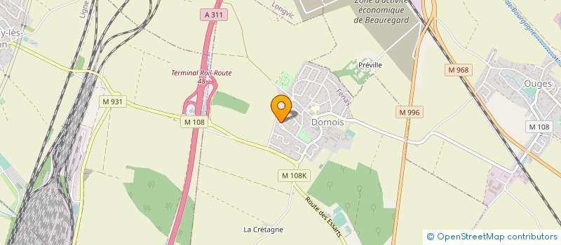 localisation de l'entreprise CB DOLE  FENAY