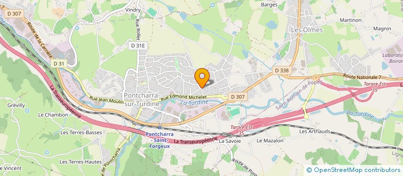 localisation de l'entreprise CB DRIVE  VINDRY-SUR-TURDINE