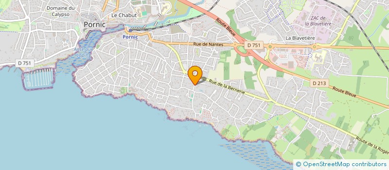 localisation de l'entreprise CB EXPANSION à PORNIC