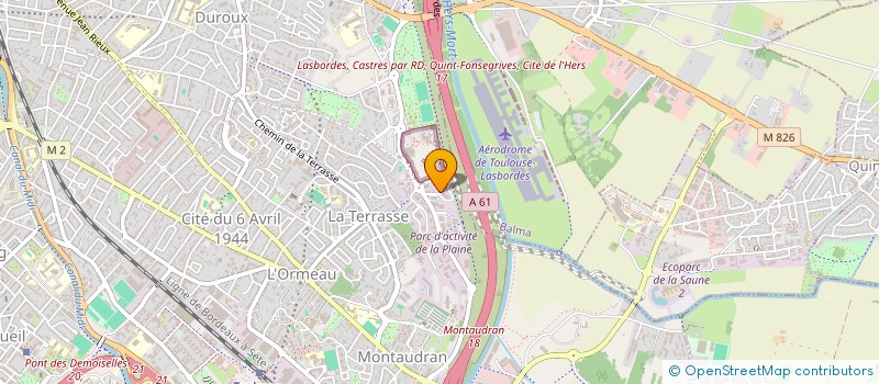 localisation de l'entreprise CB EXPERTISE ET SOLUTIONS  TOULOUSE