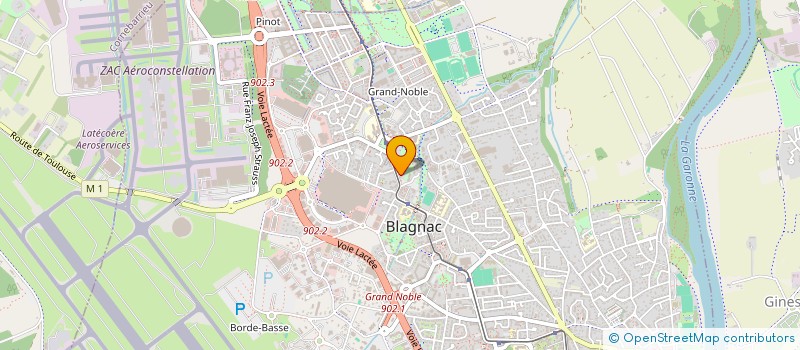 localisation de l'entreprise CB FACADES  BLAGNAC