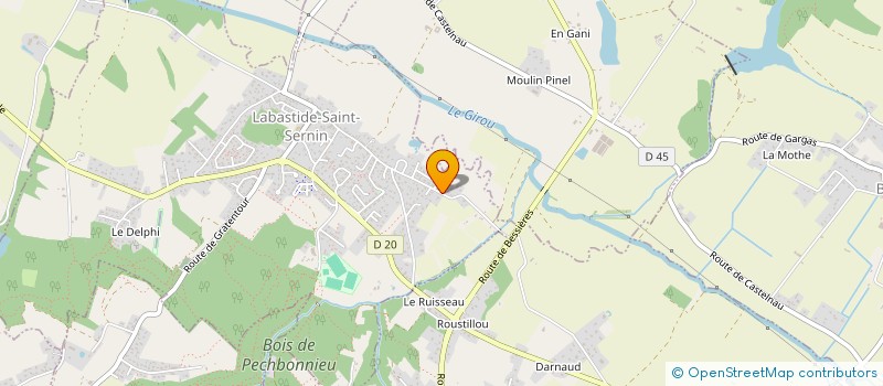 localisation de l'entreprise CB FINOVANCE  LABASTIDE-SAINT-SERNIN