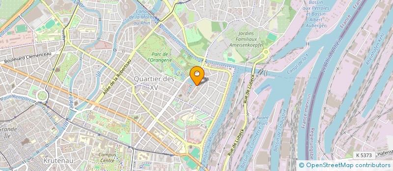 localisation de l'entreprise CB HOLDING à STRASBOURG
