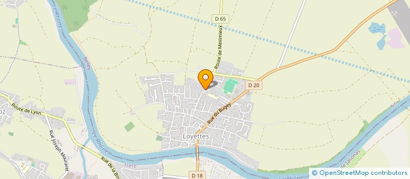 localisation de l'entreprise CB IMMO  LOYETTES