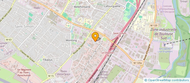 localisation de l'entreprise CB IMMO à TOULOUSE