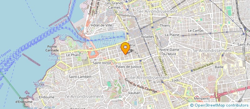localisation de l'entreprise CB IMMOBILIER  MARSEILLE