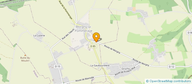 localisation de l'entreprise CB IMMOBILIER  MORGNY-LA-POMMERAYE