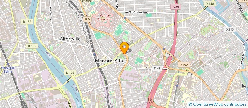 localisation de l'entreprise CB IMMOBILIER  MAISONS-ALFORT
