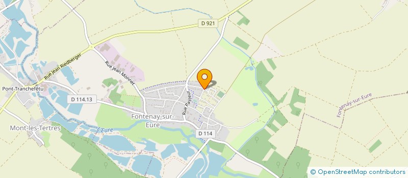 localisation de l'entreprise CB IMMOBILIER à FONTENAY-SUR-EURE