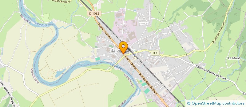 localisation de l'entreprise CB INSTITUT  BALBIGNY