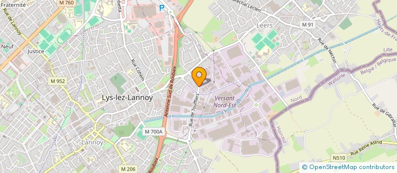 localisation de l'entreprise CB INVEST  LEERS