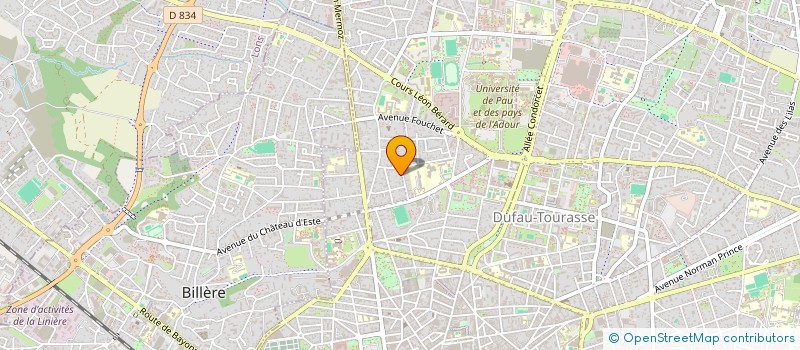 localisation de l'entreprise CB - INVEST à PAU