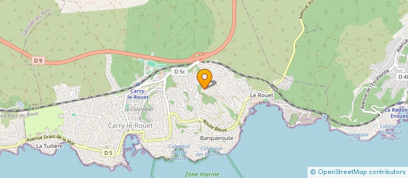 localisation de l'entreprise CB INVEST à CARRY-LE-ROUET