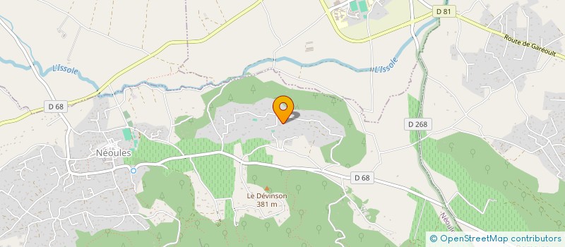 localisation de l'entreprise CB INVEST  NEOULES