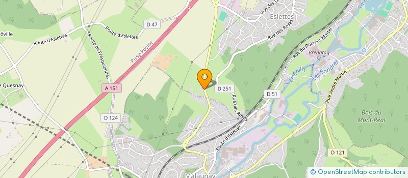 localisation de l'entreprise CB INVEST  ESLETTES