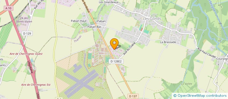 localisation de l'entreprise CB LOCA  ROCHEFORT