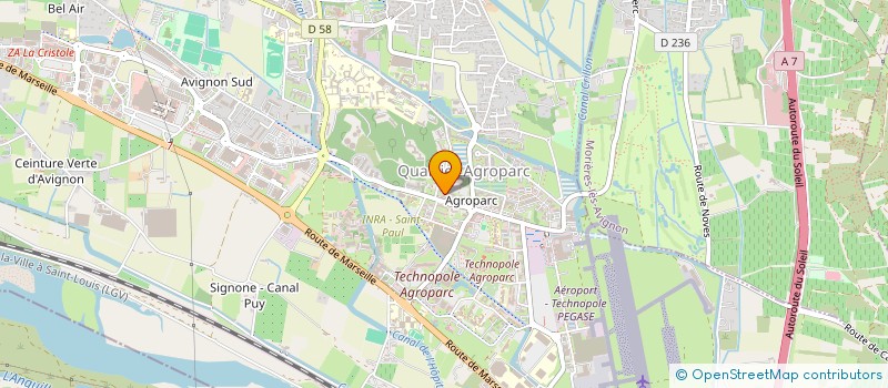 localisation de l'entreprise CB MARTINEZ à AVIGNON