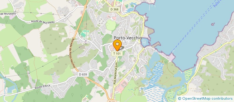 localisation de l'entreprise CB MENUISERIE à PORTO-VECCHIO