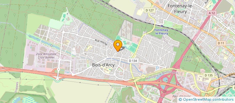 localisation de l'entreprise CB&ML  BOIS-D'ARCY