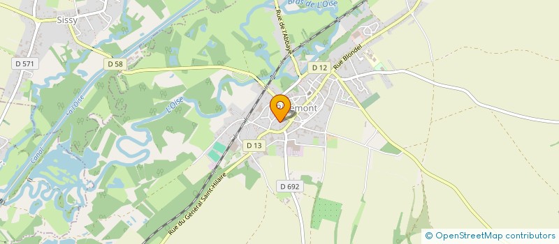 localisation de l'entreprise CB.MULTI/PACK à SAINT-QUENTIN