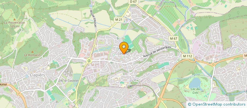 localisation de l'entreprise CB NETTOYAGE à JACOU
