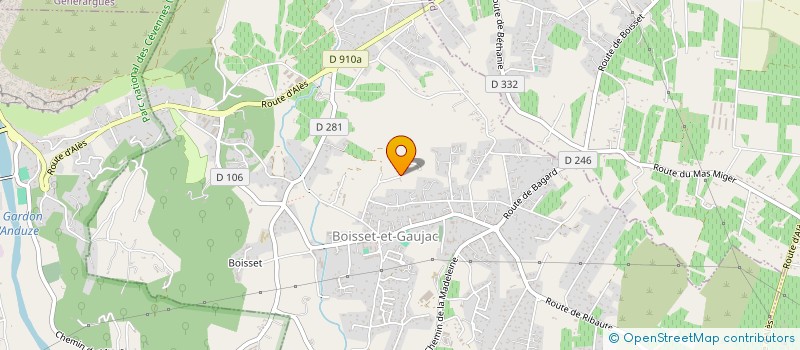 localisation de l'entreprise CB-O  BOISSET-ET-GAUJAC