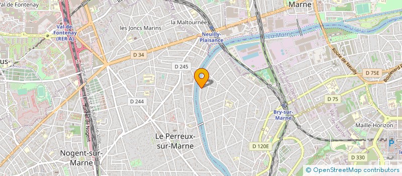 localisation de l'entreprise CB OPTIQUE à BRY-SUR-MARNE