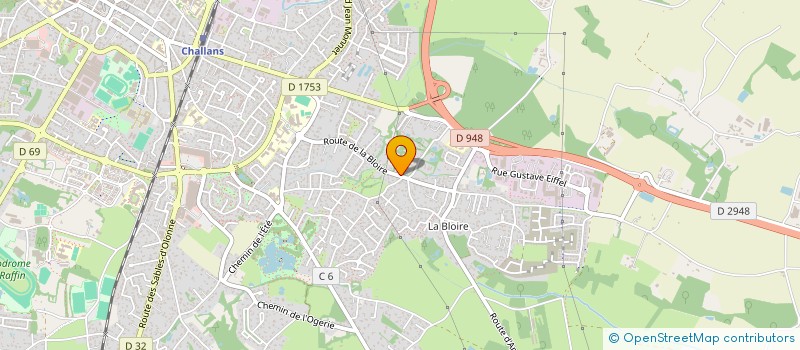 localisation de l'entreprise CB PARTICIPATIONS à CHALLANS