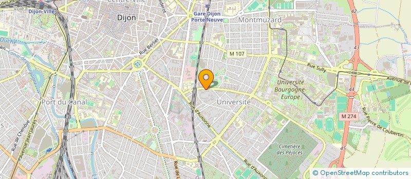 localisation de l'entreprise CB PARTICIPATIONS  DIJON