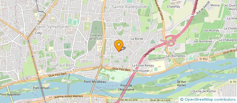 localisation de l'entreprise CB PRO CONSULTING  TOURS