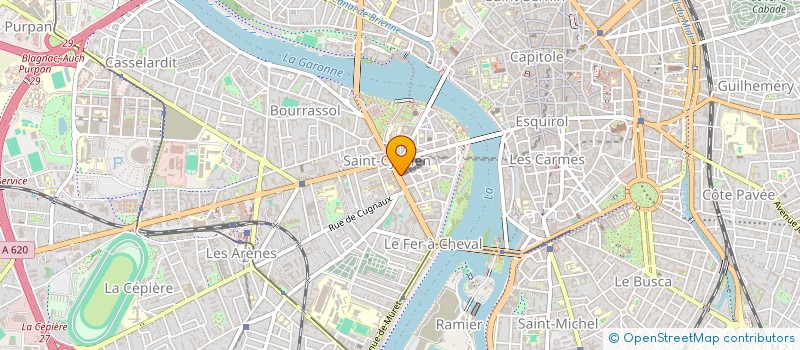 localisation de l'entreprise CB RAVALEMENT GRANDS TRAVAUX à TOULOUSE