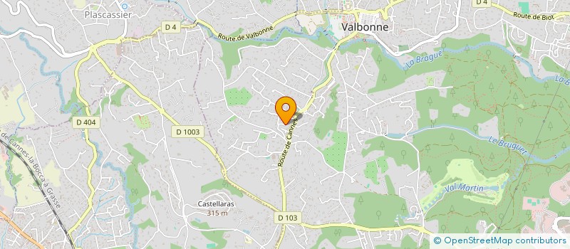 localisation de l'entreprise CB RELOCATION & WELLNESS à VALBONNE