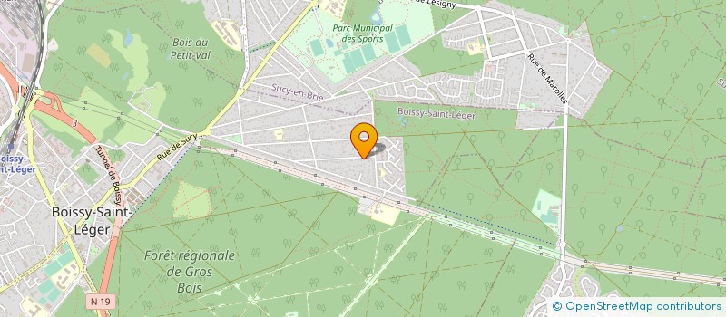 localisation de l'entreprise CB RENOV à BOISSY-SAINT-LEGER